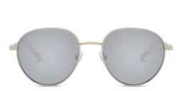 Shop EYE'M Kids Round Sunglasses in Silver/Grey Silver online.