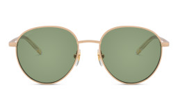 Shop EYE'M Kids Round Sunglasses in Gold online.