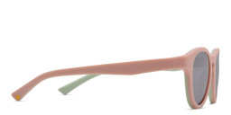 Shop EYE'M Kids Round Sunglasses in Pink online.