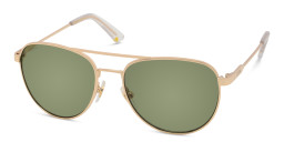 EYE'M Kids Aviator Sunglasses in Gold – Product Photo 2