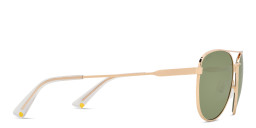EYE'M Kids Aviator Sunglasses in Gold – Product Photo 3