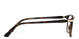 Shop Vogue Eyewear Square Eyeglasses in Brown online.