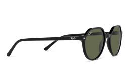 Shop Ray-Ban Thalia Unisex Square Sunglasses in Shiny Black online.