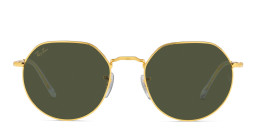 Ray-Ban Jack Unisex Irregular Sunglasses in Gold – Product Photo 1