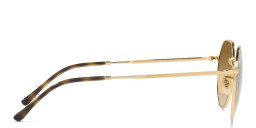 Ray-Ban Jack Unisex Irregular Sunglasses in Gold – Product Photo 4