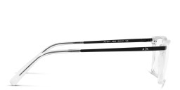 Shop Armani Exchange Rectangle Eyeglasses in Clear online.
