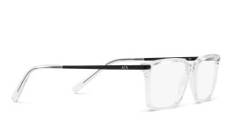 Shop Armani Exchange Rectangle Eyeglasses in Clear online.