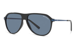 Armani Exchange Aviator Sunglasses in Black – Product Photo 2