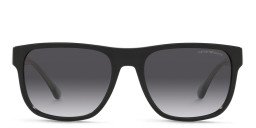 Emporio Armani Pillow Sunglasses in Black – Product Photo 1