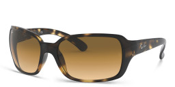 Shop Ray-Ban Square Sunglasses in Light Havana online.