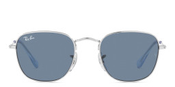 Ray-Ban Junior Kids Square Sunglasses in Silver/Dark Blue – Product Photo 1