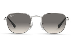 Ray-Ban Junior Kids Square Sunglasses in Silver – Product Photo 1