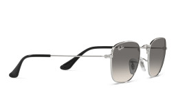 Ray-Ban Junior Kids Square Sunglasses in Silver – Product Photo 4