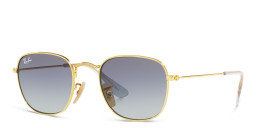 Ray-Ban Junior Kids Square Sunglasses in Gold – Product Photo 2