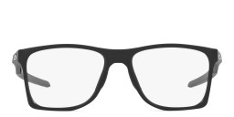 Shop Oakley Activate Wide Square Eyeglasses in Satin Black online.