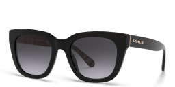 Coach Logo Signature Square Sunglasses in Black – Product Photo 2