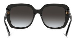 Shop Michael Kors Manhasset Oversized Square Sunglasses in Black online.