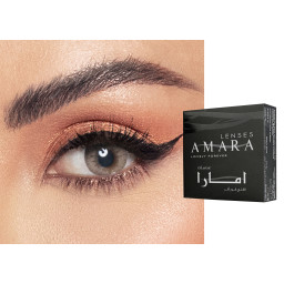 Amara Monthly Color Contact Lenses - Brown Gold in Brown Gold – Product Photo 1