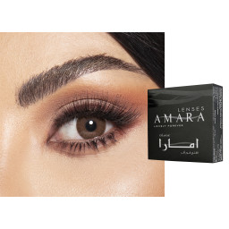 Amara Monthly Color Contact Lenses in Burned Cinamon – Product Photo 1