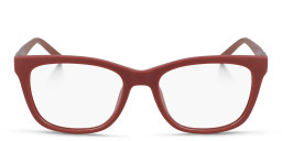 DKNY Rectangle Eyeglasses in Red – Product Photo 1