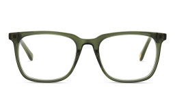 Fossil Square Eyeglasses in Green – Product Photo 1
