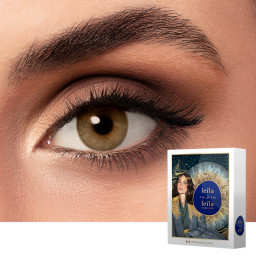 LEILA & LEILA Monthly Color Contact Lenses - Myriam Sailor Gold in Myriam Sailor Gold – Product Photo 1