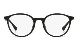 Emporio Armani Round Eyeglasses in Black – Product Photo 1