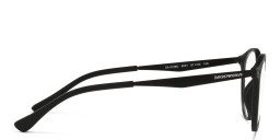 Emporio Armani Round Eyeglasses in Black – Product Photo 3