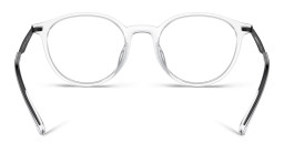 Emporio Armani Round Eyeglasses in Clear – Product Photo 4
