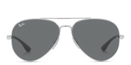 Ray-Ban Unisex Aviator Sunglasses in Silver/Dark Grey – Product Photo 2