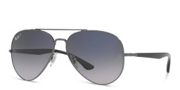 Ray-Ban Unisex Aviator Sunglasses in Gunmetal – Product Photo 2