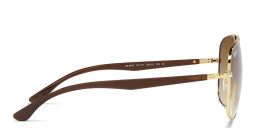 Shop Ray-Ban Unisex Square Sunglasses in Gold online.