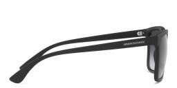 Armani Exchange Logo-Print Rectangle Sunglasses in Black – Product Photo 3