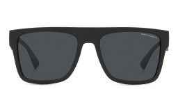 Armani Exchange A|X Logo Rectangle Sunglasses in Black – Product Photo 1