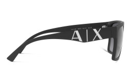 Armani Exchange Rectangle Sunglasses in Black – Product Photo 3