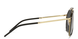 Shop Dolce & Gabbana Aviator Sunglasses in Black online.