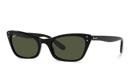 Ray-Ban Lady Burbank Cat-Eye Sunglasses in Black – Product Photo 3