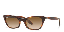 Ray-Ban Cat-Eye Sunglasses in Striped Havana – Product Photo 3