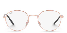 Ray-Ban Unisex Round Eyeglasses in Rose Gold – Product Photo 1