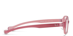 Ray-Ban Unisex Rectangle Eyeglasses in Pink – Product Photo 3