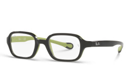 Ray-Ban Optics Kids Rectangle Eyeglasses in Black – Product Photo 2