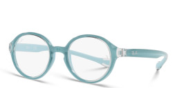 Ray-Ban Unisex Round Eyeglasses in Blue – Product Photo 2