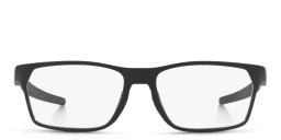 Oakley Wide Rectangle Eyeglasses in Satin Black – Product Photo 1