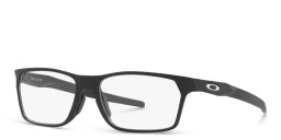 Oakley Wide Rectangle Eyeglasses in Satin Black – Product Photo 2