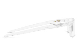 Oakley Wide Rectangle Eyeglasses in Polished Clear – Product Photo 3