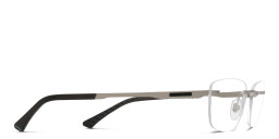 EYE'M Rimless Wide Rectangle Eyeglasses in Grey – Product Photo 4