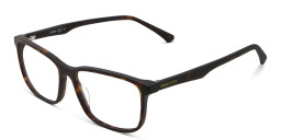 EYE'M Wide Rectangle Eyeglasses in Havana – Product Photo 3