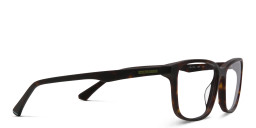EYE'M Wide Rectangle Eyeglasses in Havana – Product Photo 4
