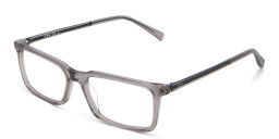 EYE'M Rectangle Eyeglasses in Grey – Product Photo 3