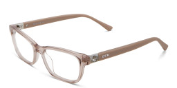 Shop EYE'M Rectangle Eyeglasses in Pink online.